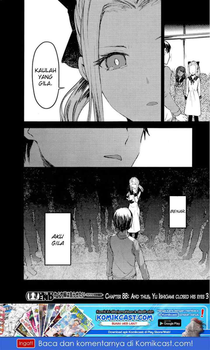 Kaguya-sama wa Kokurasetai: Tensai-tachi no Renai Zunousen chapter 88 halaman 19
