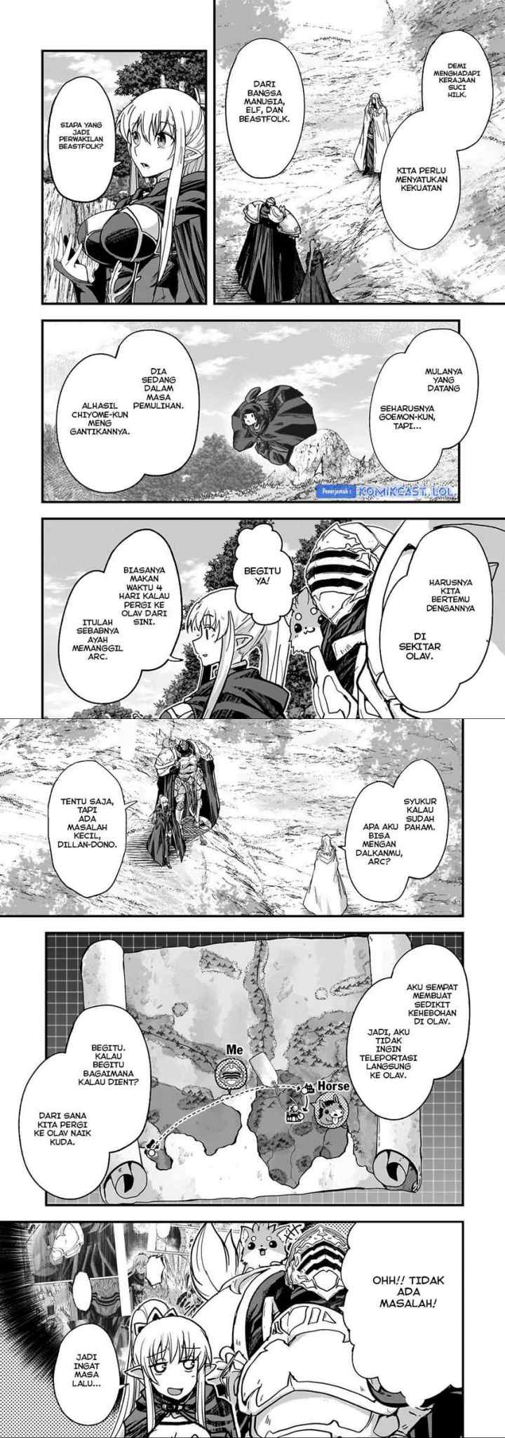Gaikotsu Kishi-sama, Tadaima Isekai e Odekakechuu chapter 60 halaman 5