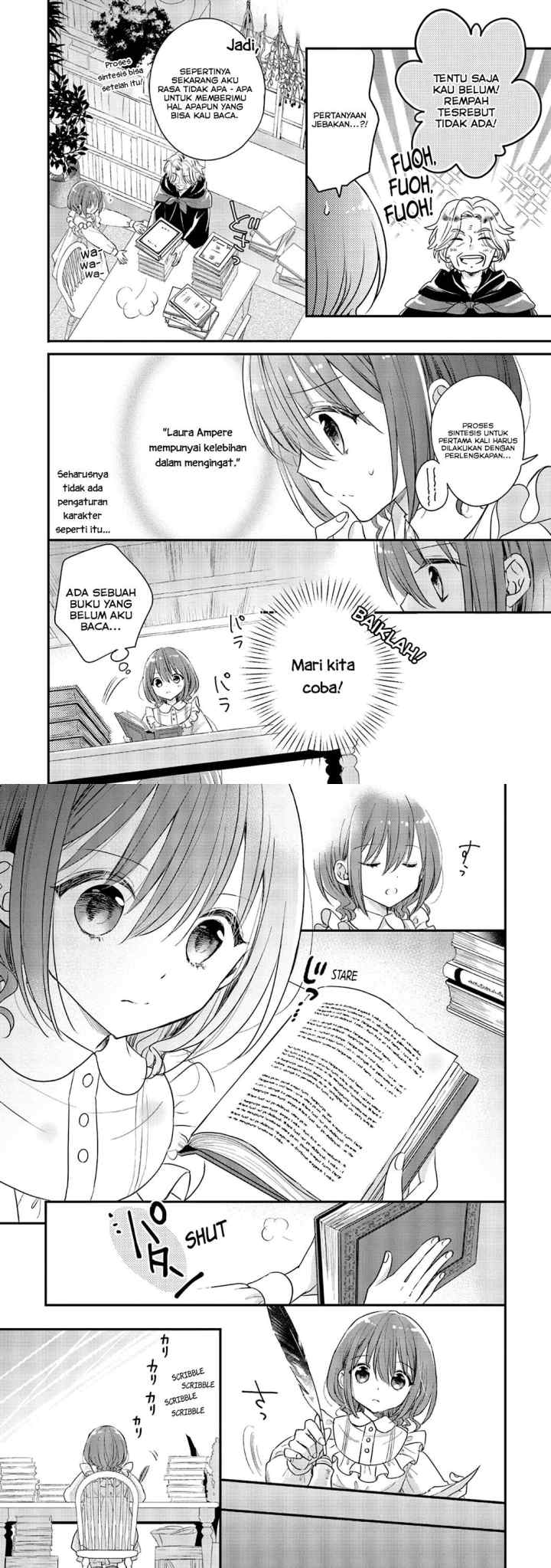 Yuusha-sama no Osananajimi to iu Shokugyou no Make Heroine ni Tensei shita no de, Chougoushi ni Job Change shimasu chapter 4 halaman 5