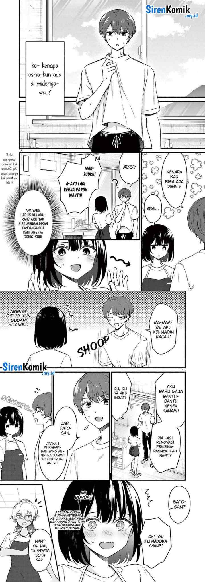Shiotaiou no Sato-san ga Ore ni dake Amai chapter 37 halaman 8