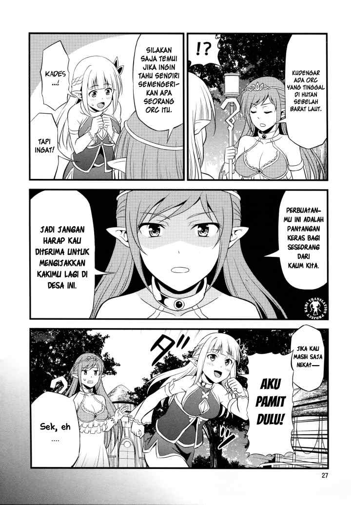 Hentai Elf to Majime Orc chapter 2.5 halaman 9