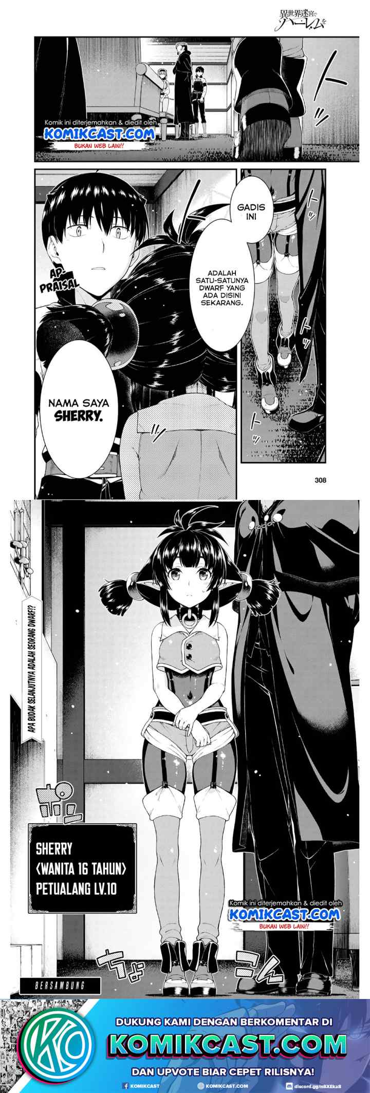 Isekai Meikyuu de Harem wo chapter 37 halaman 14
