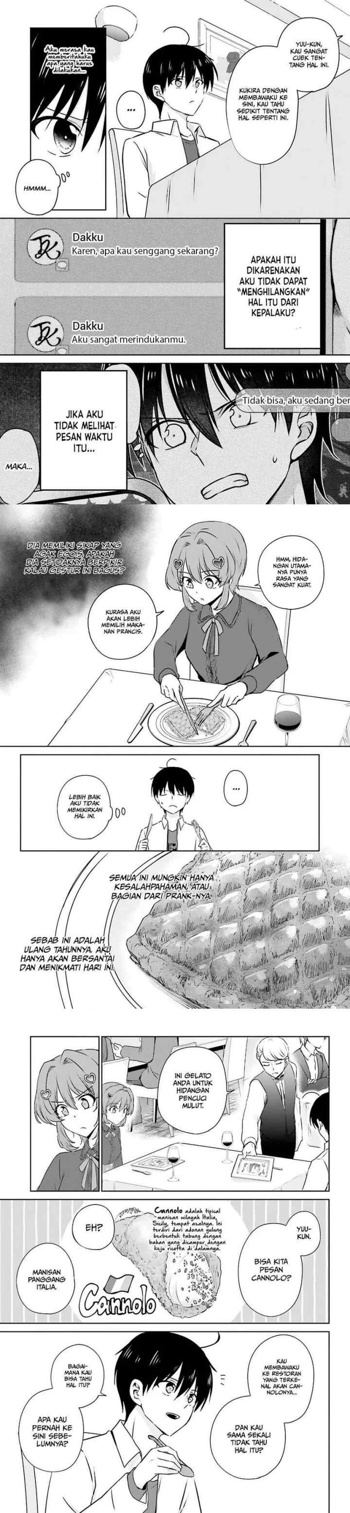 Kanojo ga Senpai ni NTR-reta node, Senpai no Kanojo wo NTR-masu chapter 3 halaman 4