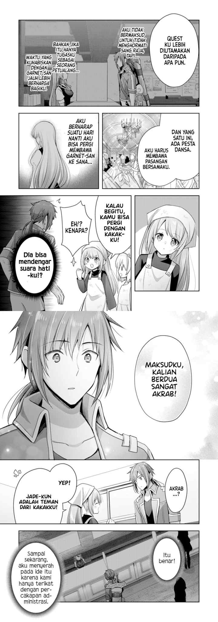 Uketsukejo ni Kokuhaku Shitakute Girudo ni Kayoitsumetara Eiyu ni Natteta chapter 10 halaman 16