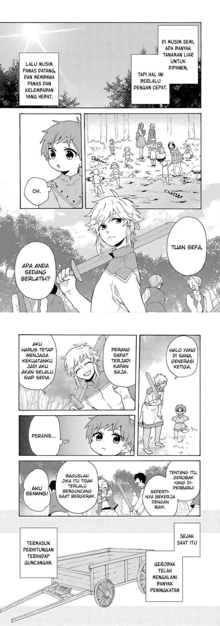 Tada Shiawasena Isekai Kazoku Seikatsu chapter 22 halaman 9