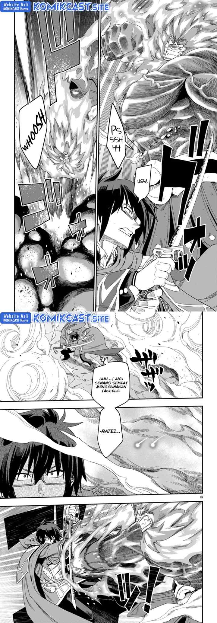 Konjiki no Moji Tsukai: Yuusha Yonin ni Makikomareta Unique Cheat chapter 92 halaman 10