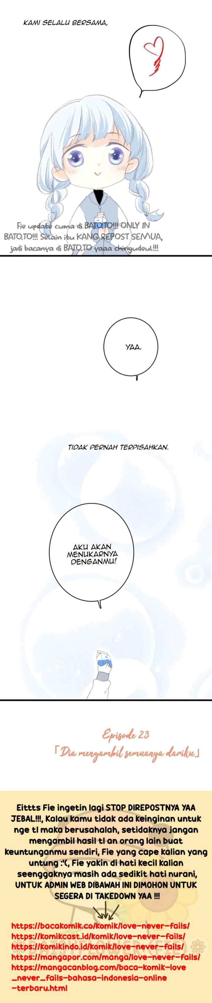 Love Never Fails chapter 23 halaman 7