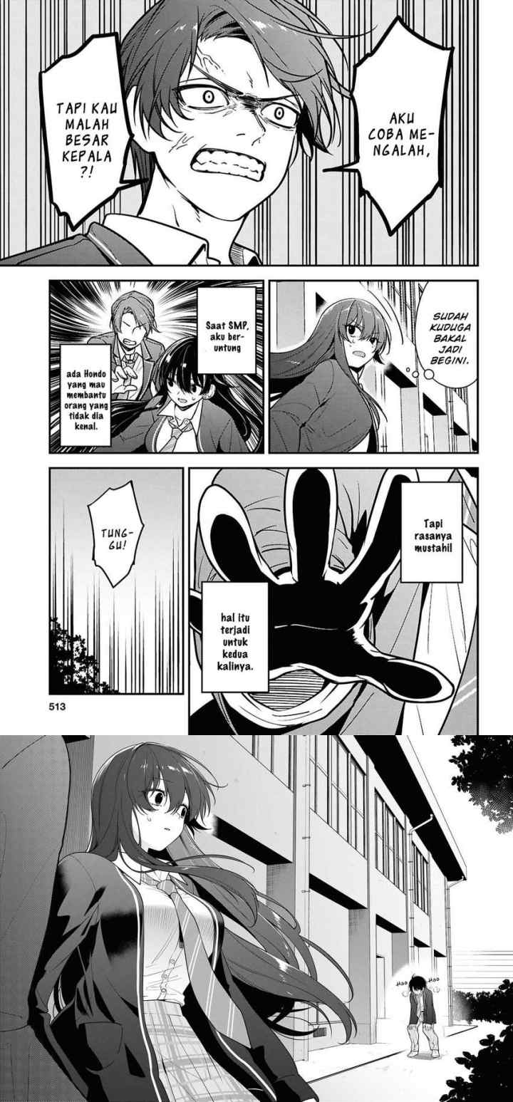 Tonari no Seki no Yankee Shimizu-san ga Kami o Kuroku Sometekita chapter 9 halaman 8