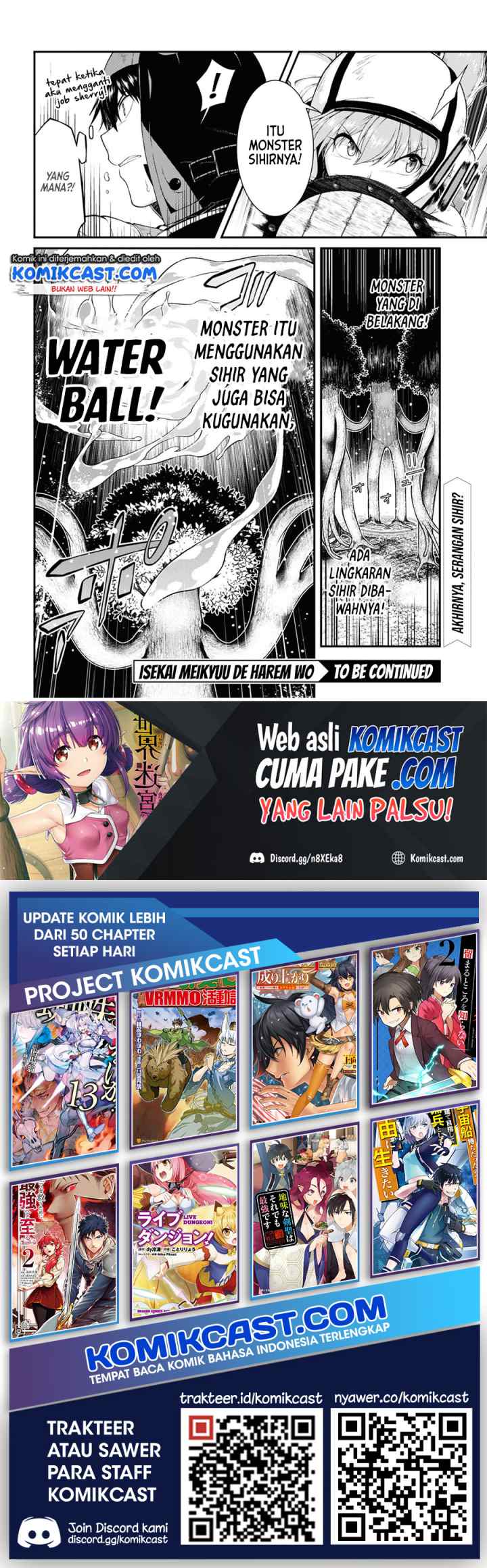 Isekai Meikyuu de Harem wo chapter 55 halaman 11