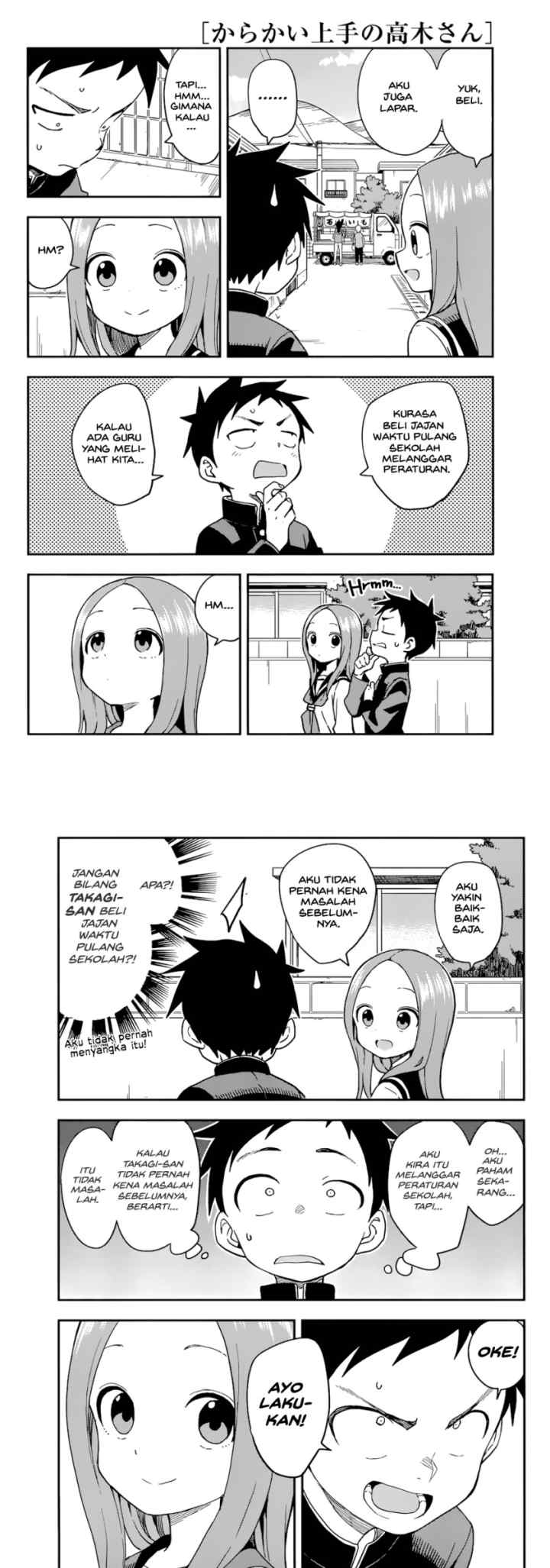 Karakai Jouzu no Takagi-san chapter 155 halaman 4