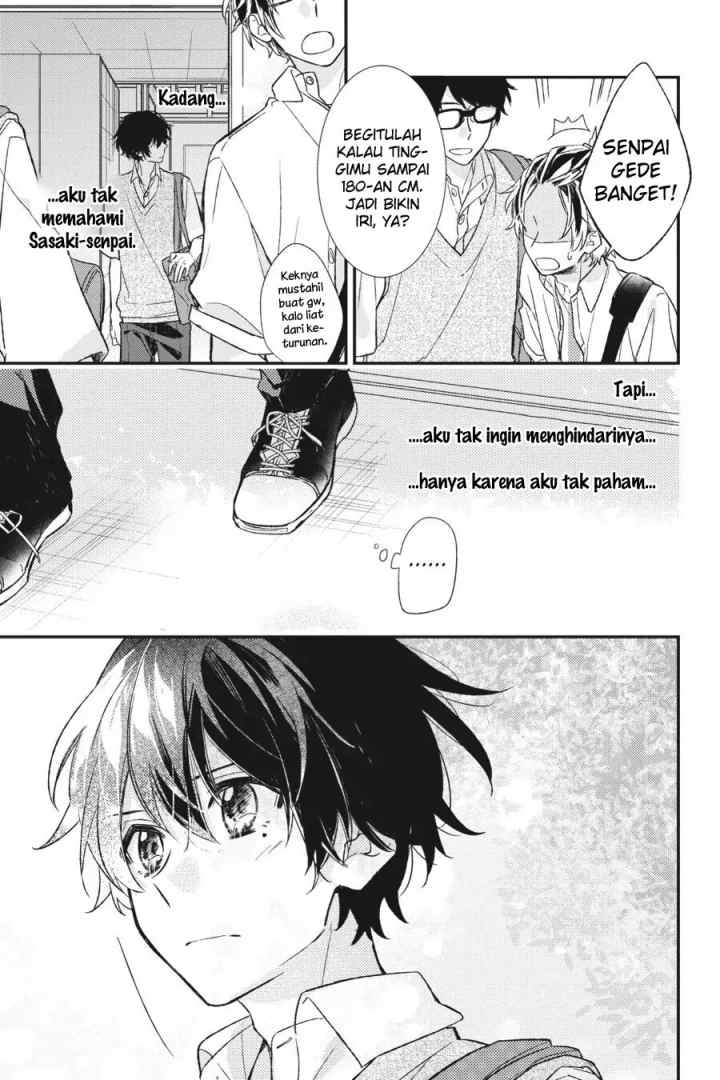 Sasaki to Miyano chapter 17 halaman 13