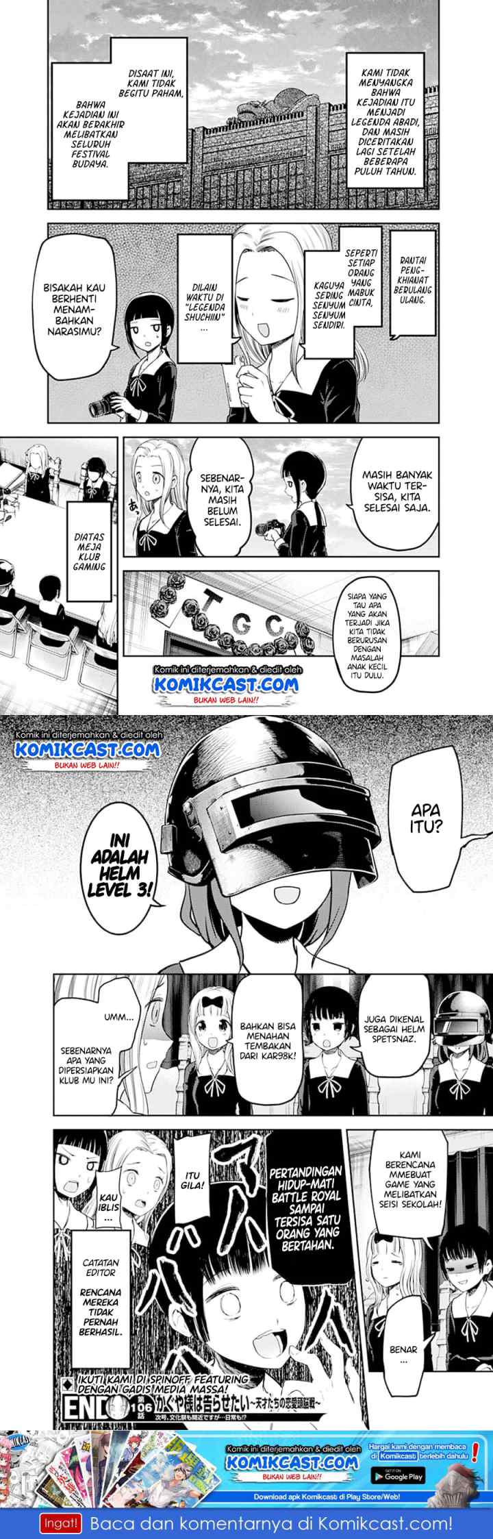 Kaguya-sama wa Kokurasetai: Tensai-tachi no Renai Zunousen chapter 116 halaman 10