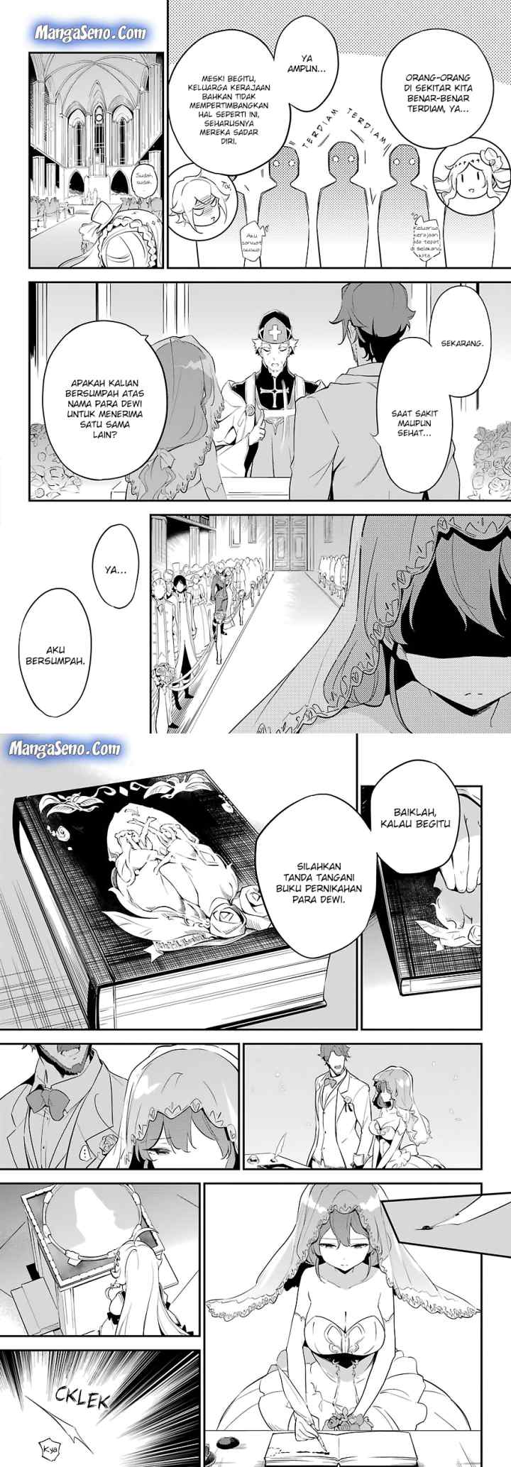 Chichi wa Eiyuu Haha wa Seirei Musume no Watashi wa Tenseisha chapter 12 halaman 6