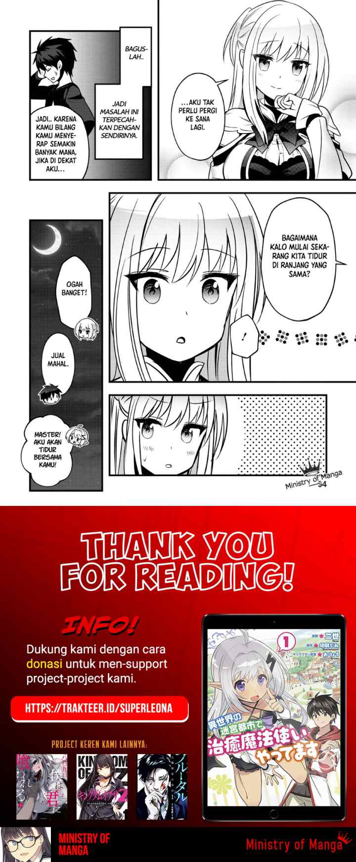 Isekai no Meikyuu Toshi de Chiyu Mahoutsukai Yattemasu chapter 13 halaman 18