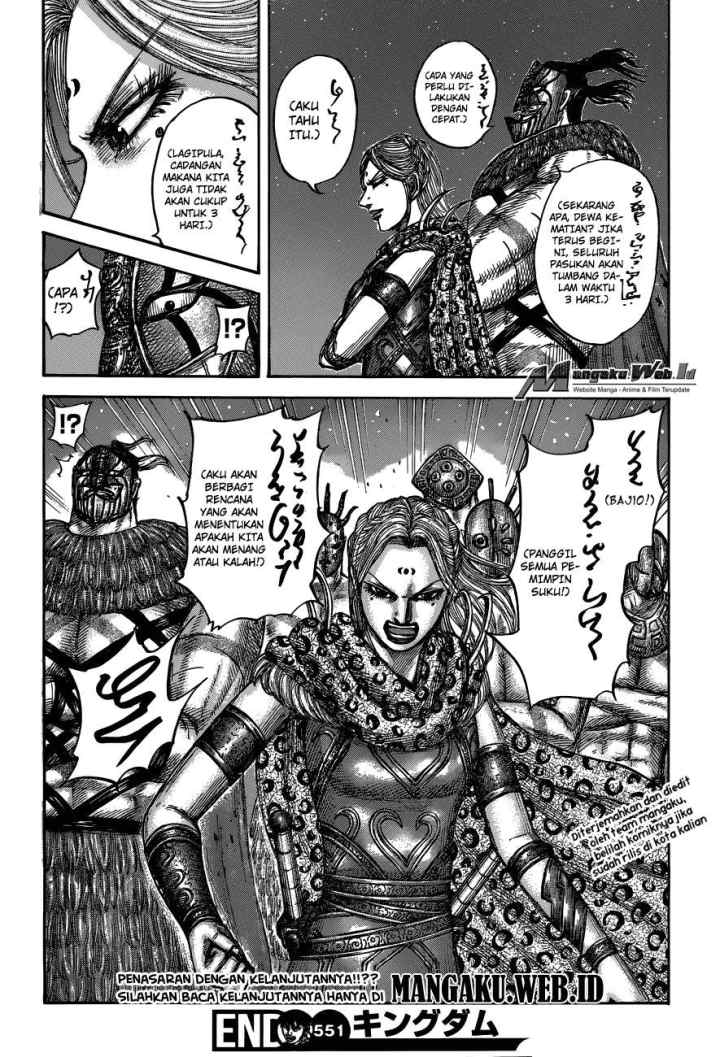 Kingdom chapter 551 halaman 19