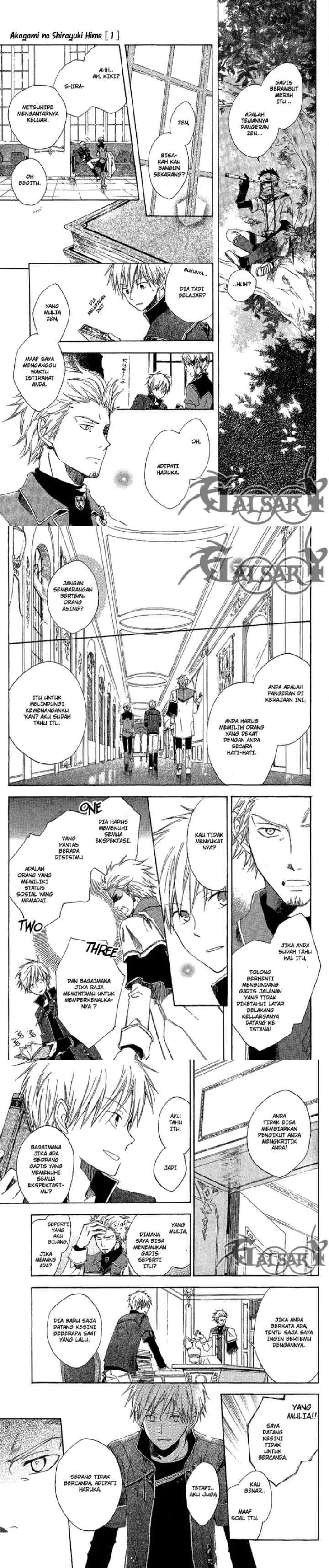 Akagami no Shirayukihime chapter 3 halaman 4