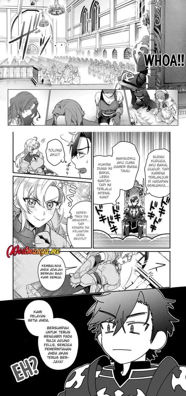 Haou ni Natte kara Isekai ni Kite Shimatta! ~Edit shita Game Character-tachi to Isekai o Juurin suru Ore Haou~ chapter 1 halaman 11