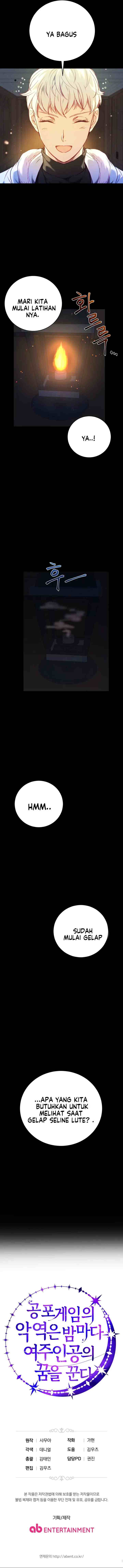The Villain in the Horror Game Dreams of the Heroine Every Night chapter 12 halaman 14