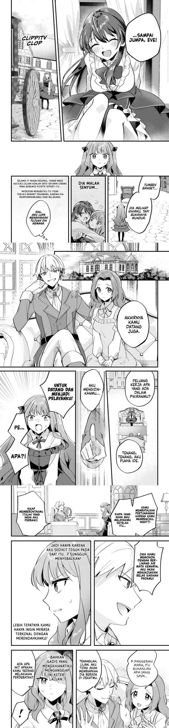 Kiraware Majo Reijou to Dansou Ouji no Kon'yaku chapter 1 halaman 7