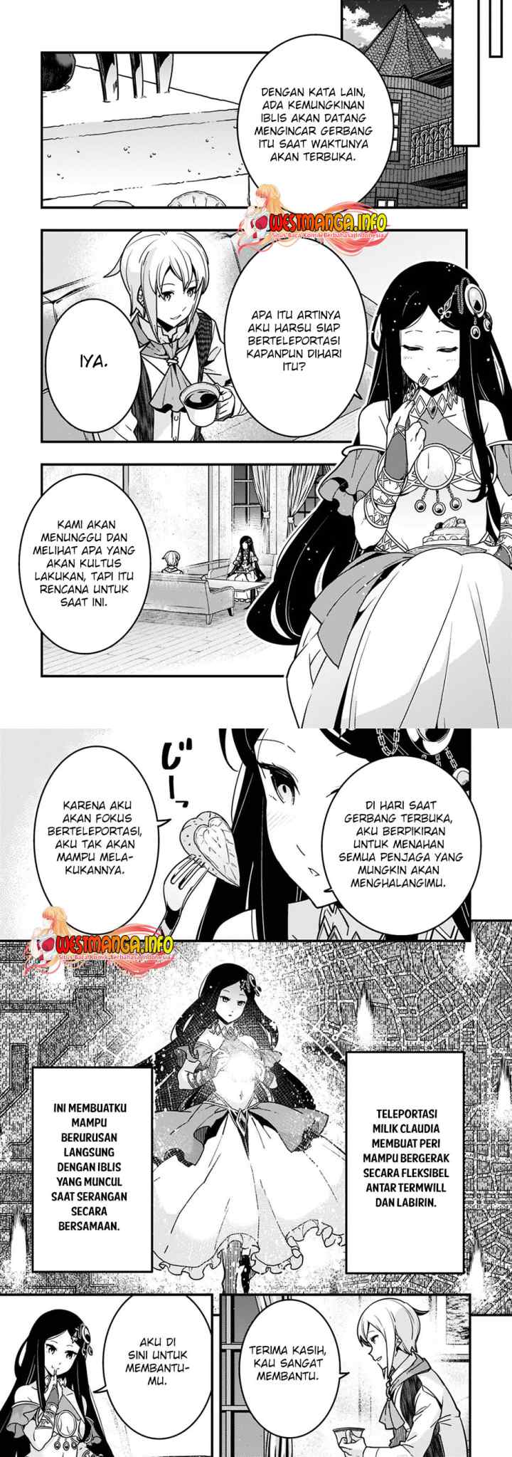 Kyoukai Meikyuu to Ikai no Majutsushi chapter 54 halaman 8