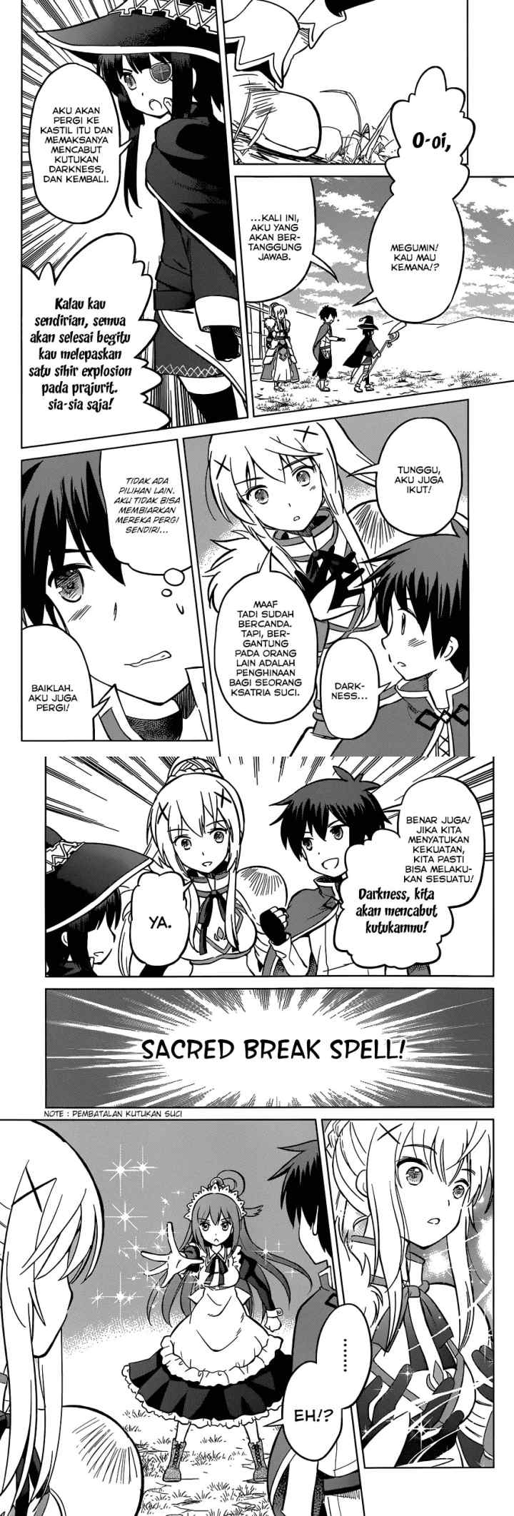 Kono Subarashii Sekai ni Shukufuku o! chapter 4 halaman 15