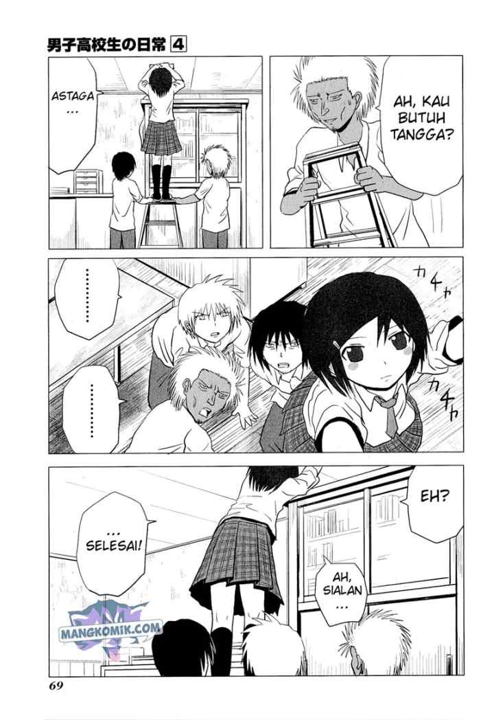 Danshi Koukousei no Nichijou chapter 59 halaman 8