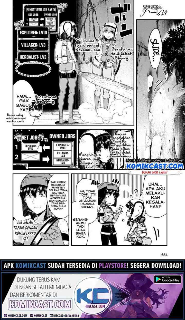 Isekai Meikyuu de Harem wo chapter 45 halaman 4