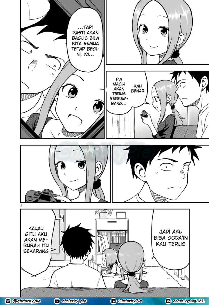 Karakai Jouzu no (Moto) Takagi-san chapter 92 halaman 8