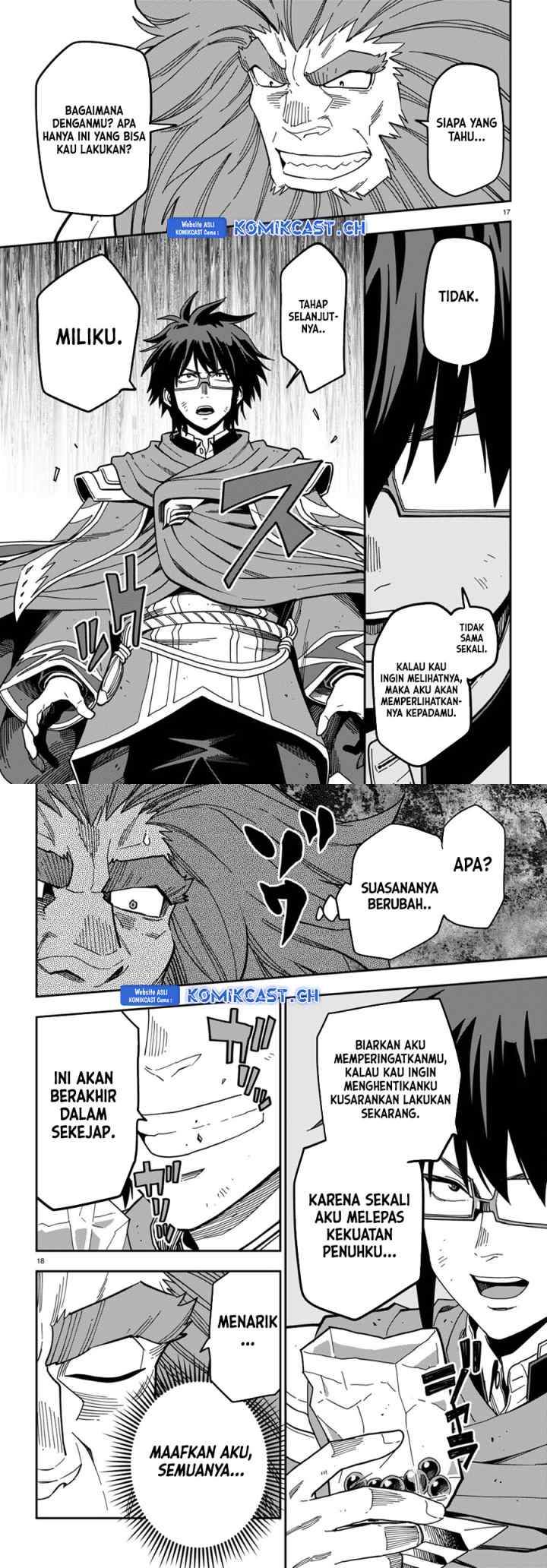 Konjiki no Moji Tsukai: Yuusha Yonin ni Makikomareta Unique Cheat chapter 93 halaman 9
