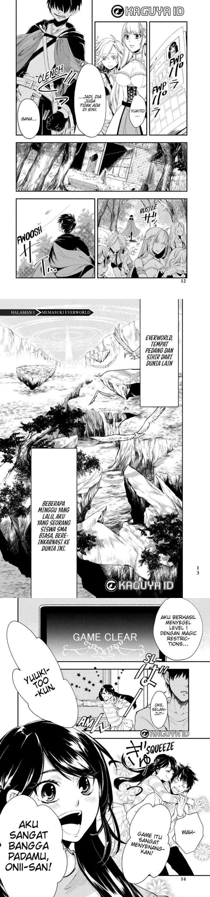 Isekai Munchkin -HP 1 no Mama de Saikyou Saisoku Dungeon Kouryaku- chapter 1 halaman 5