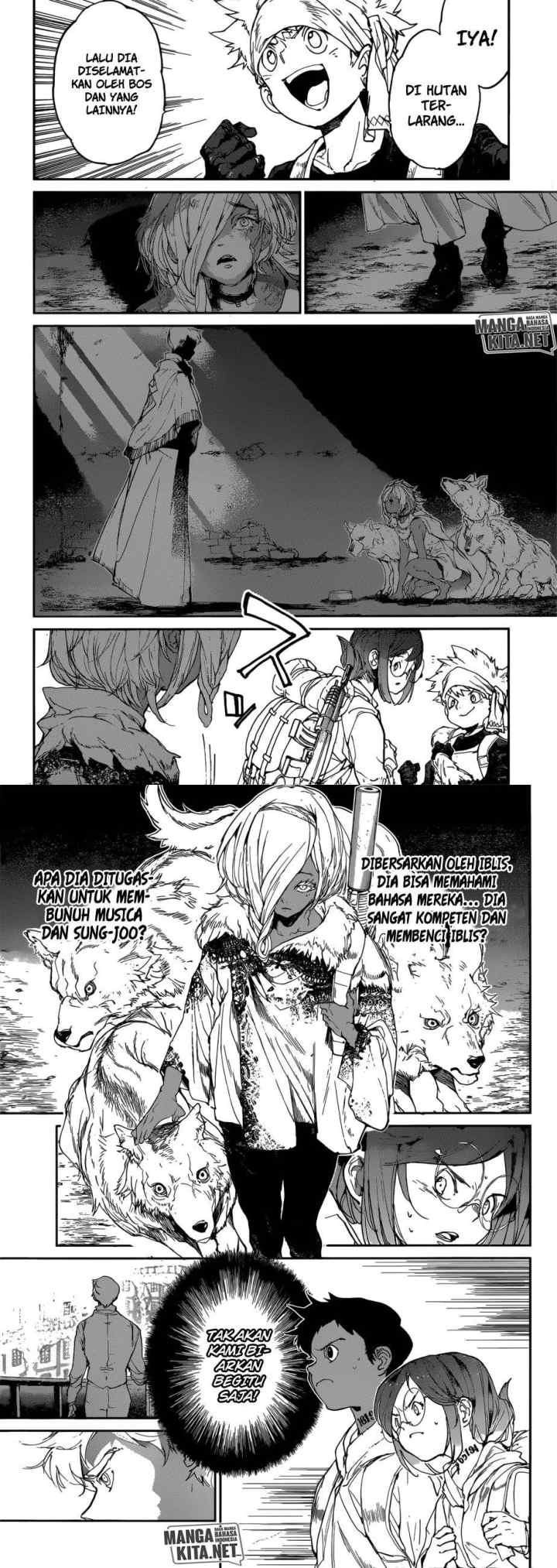 Yakusoku no Neverland chapter 135 halaman 9