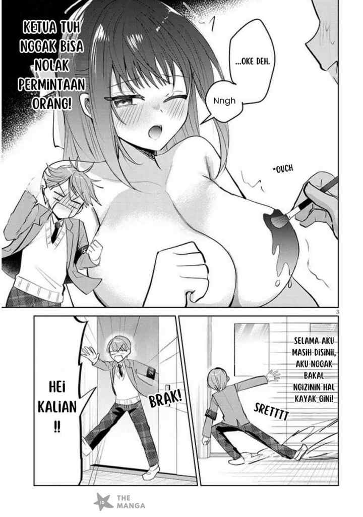 Kotowarenai Kaichou wa Tomoe-kun ni Dake shite Agetai chapter 3 halaman 4