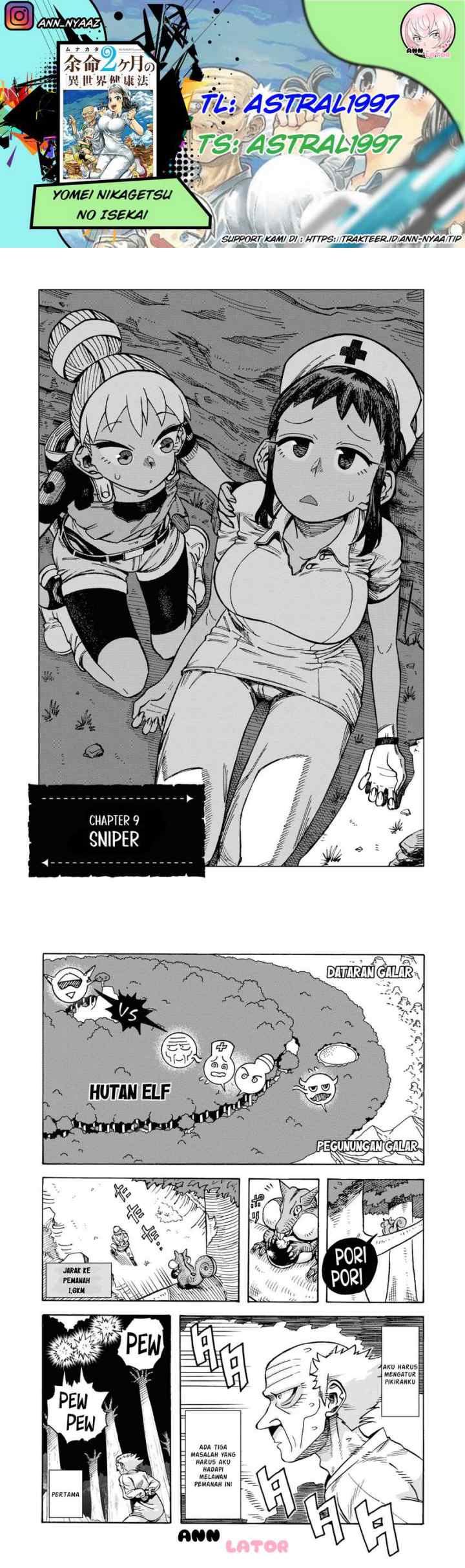 Yomei Nikagetsu no Isekai Kenkouhou chapter 9 halaman 11