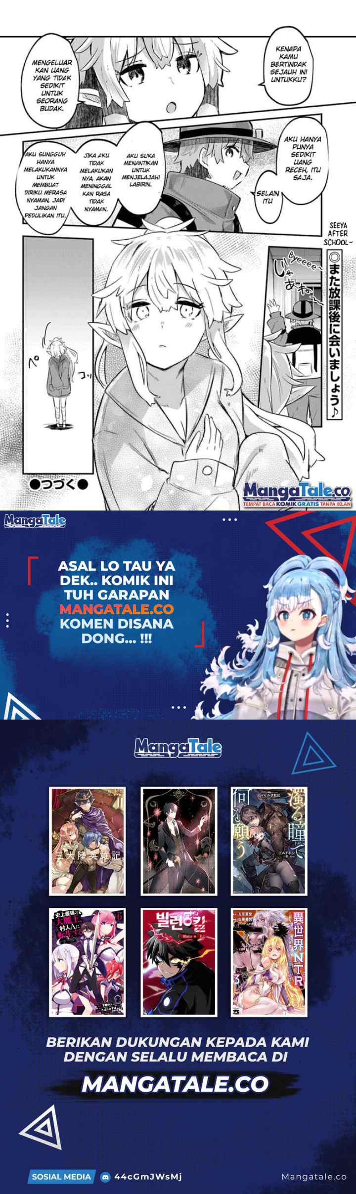 Houkago no Meikyuu Boukensha: Nippon to Isekai wo Ikiki Dekiru You ni Natta Boku wa Level Up ni Isoshimi Masu chapter 1 halaman 14