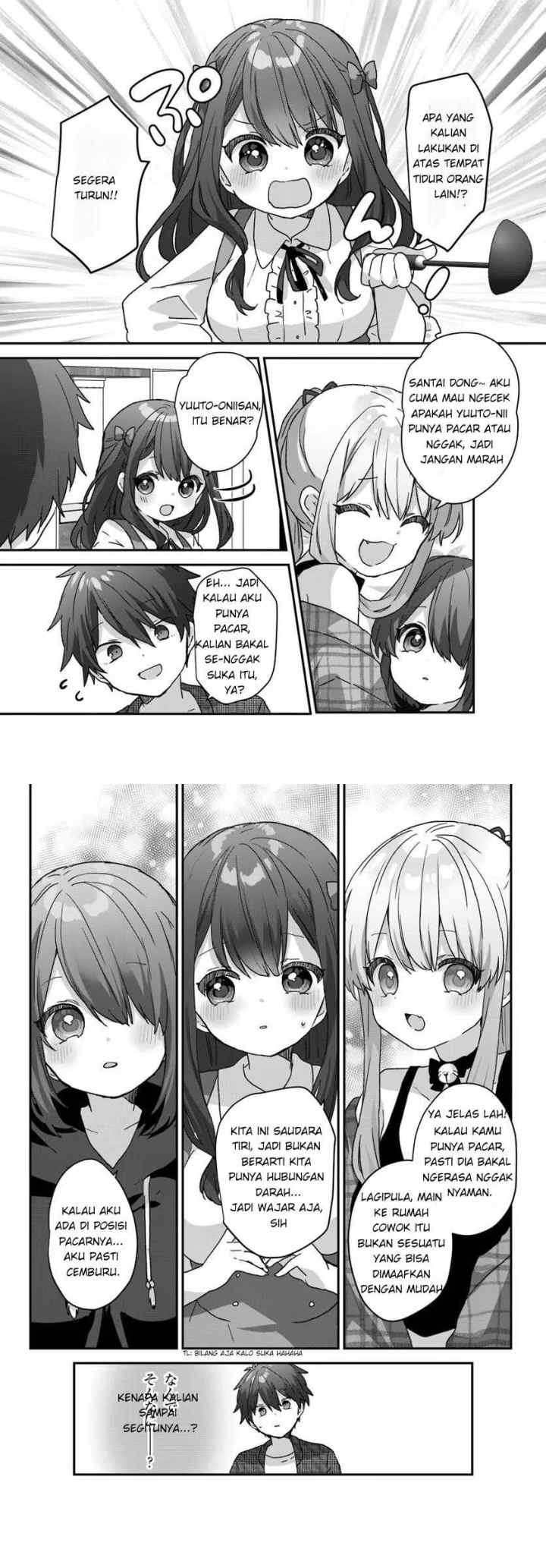 Daigaku Nyuugakuji Kara Uwasa Sareteita Bishoujo San Shimai, Ikiwakareteita Gimai Datta chapter 2.2 halaman 13