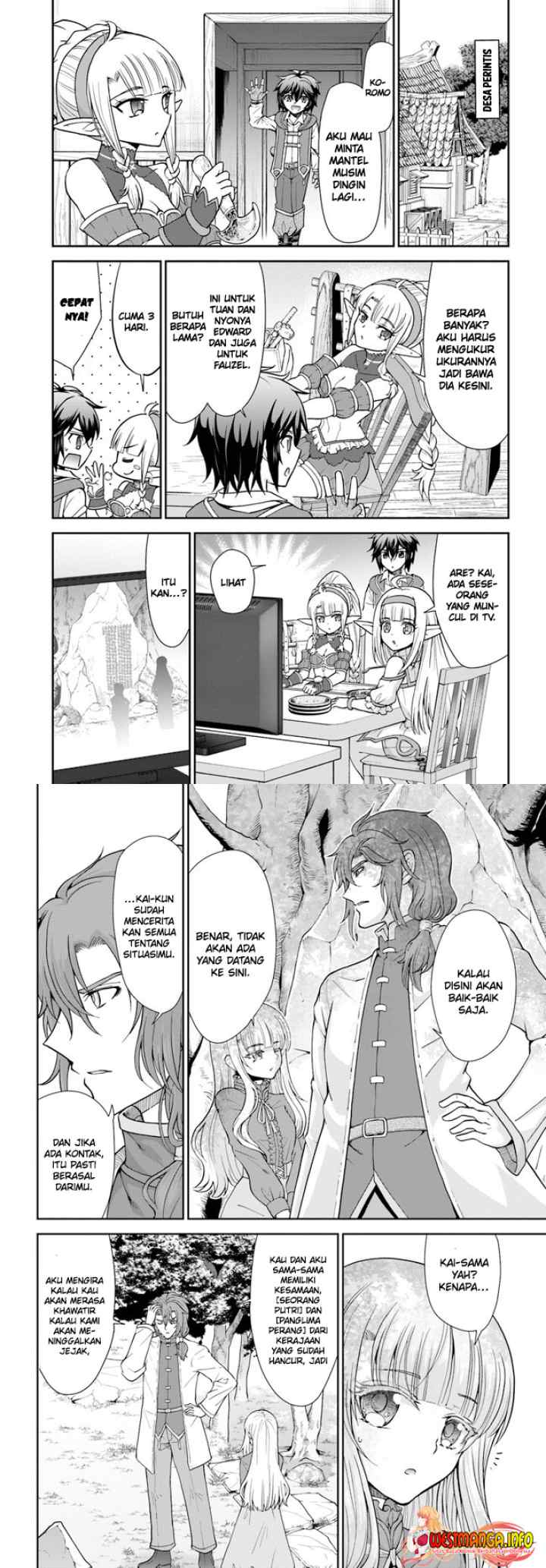 Tenohira Kaitaku Mura de Isekai Kenkokuki: Fueteku Yome-tachi to Nonbiri Mujintou Life chapter 44 halaman 4