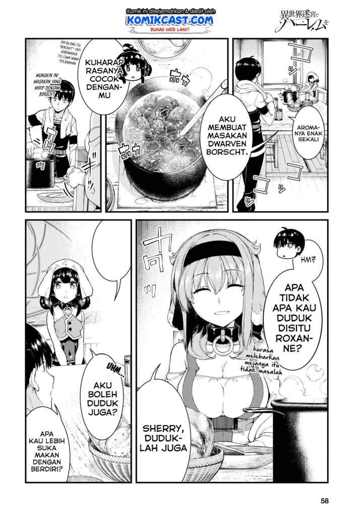 Isekai Meikyuu de Harem wo chapter 41 halaman 13