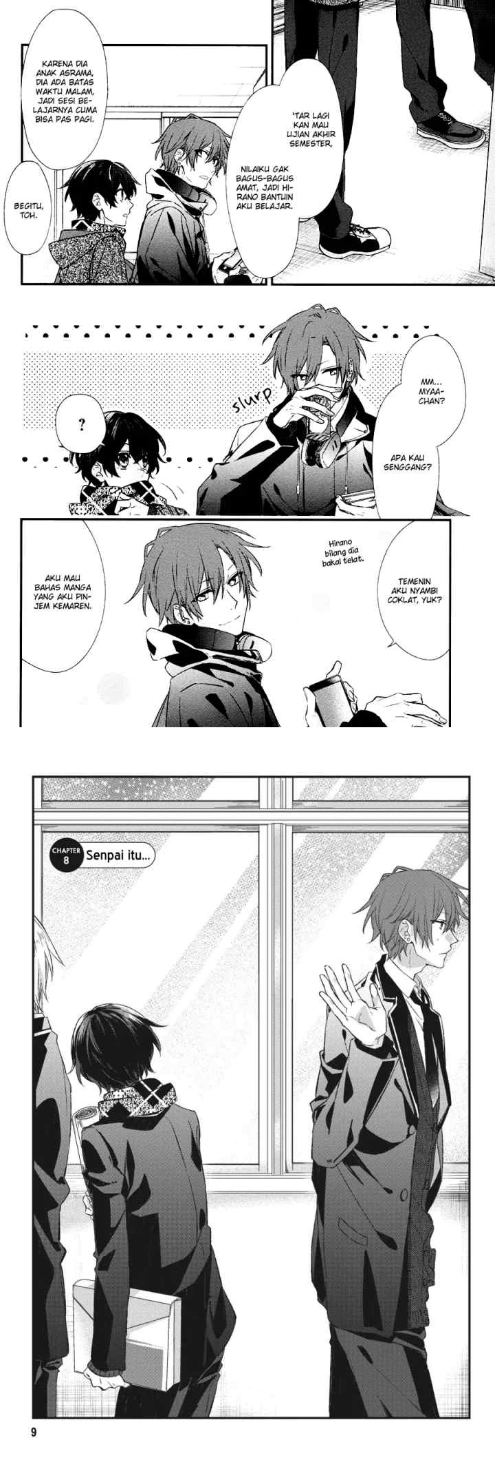 Sasaki to Miyano chapter 8 halaman 5