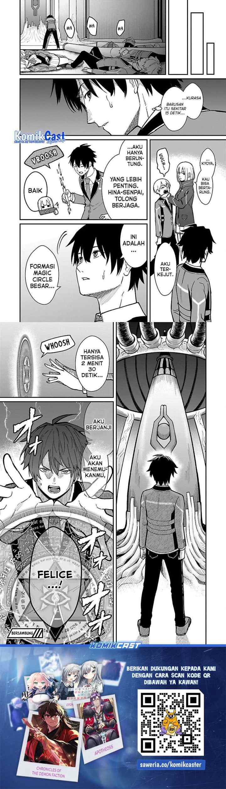 Saikyou no Maou ni Kitaerareta Yuusha Isekai Kikanshatati no Gakuen de Musou Suru chapter 30 halaman 11