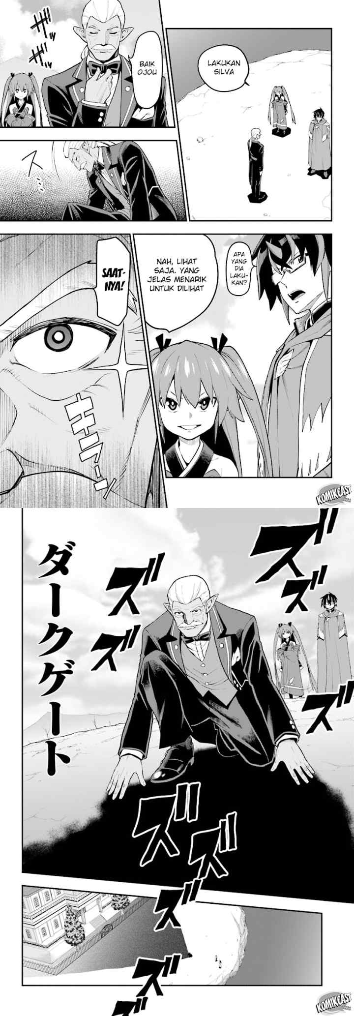 Konjiki no Moji Tsukai: Yuusha Yonin ni Makikomareta Unique Cheat chapter 40 halaman 10