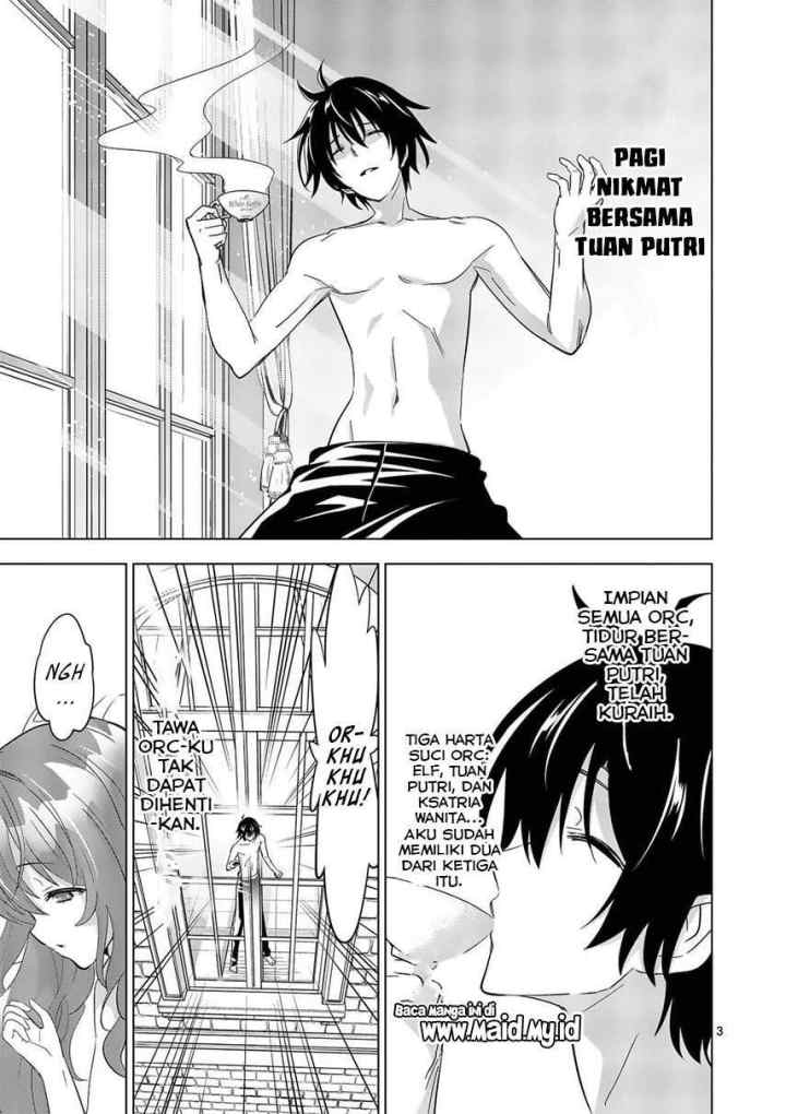 Shijou Saikyou Orc-san no Tanoshii Tanetsuke Harem Zukuri chapter 61 halaman 5