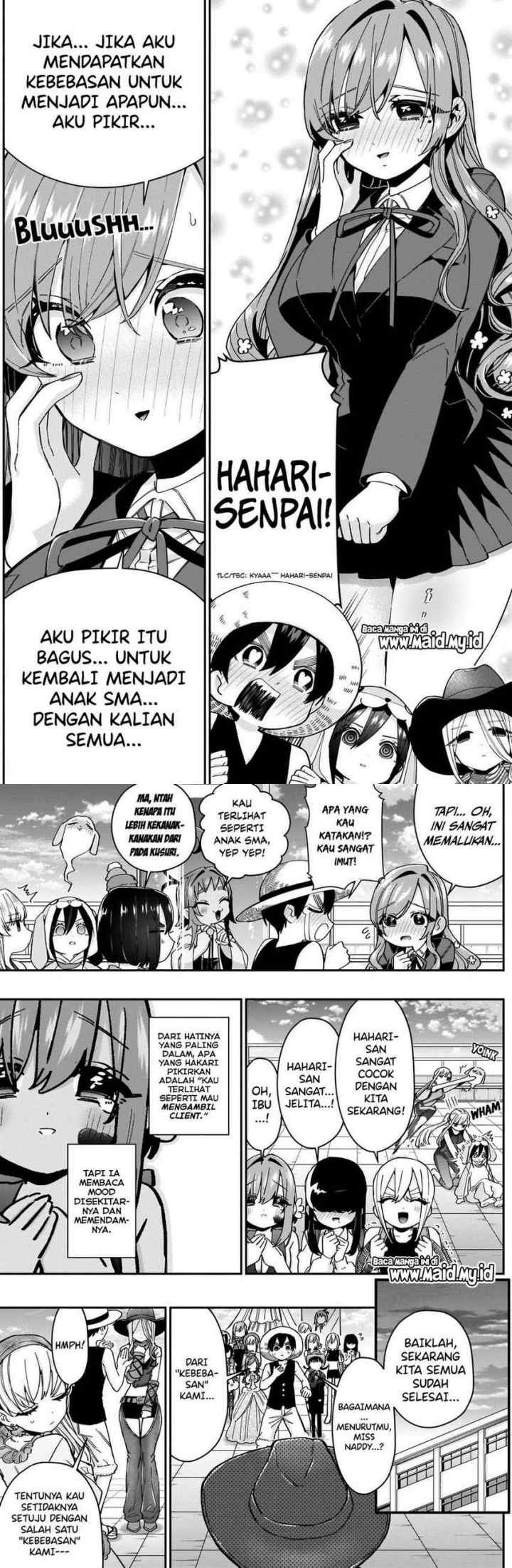 Kimi no Koto ga Dai Dai Dai Dai Daisuki na 100-ri no Kanojo chapter 58 halaman 8