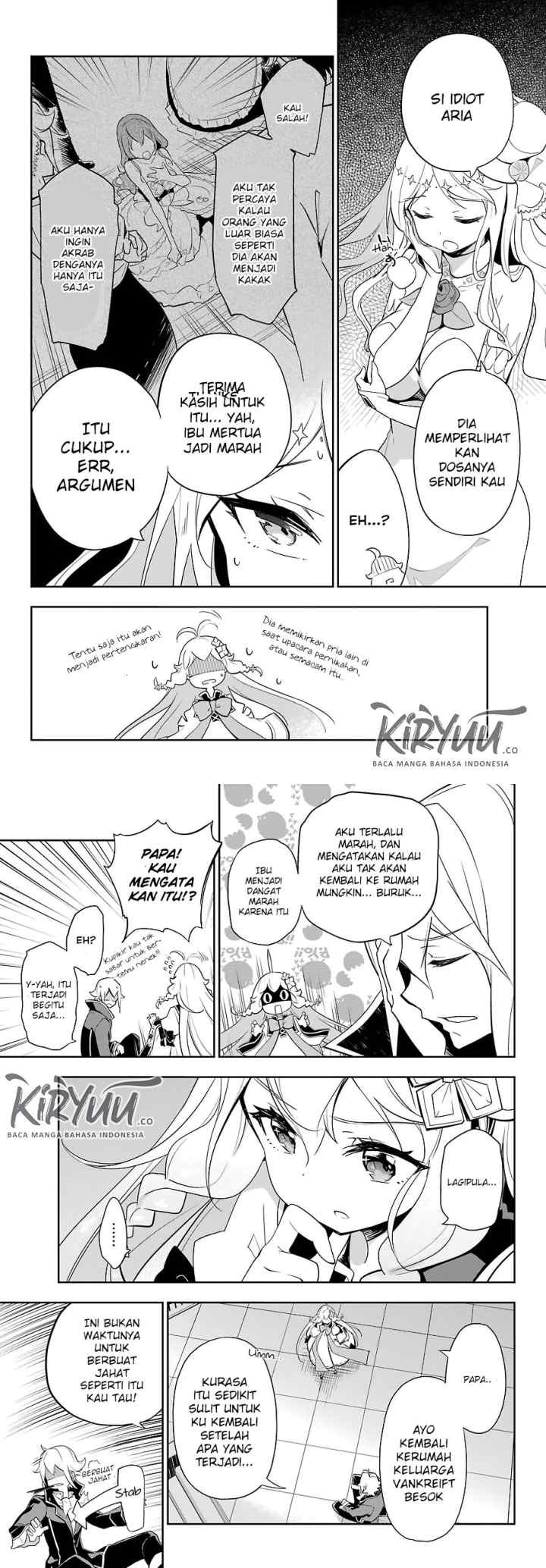 Chichi wa Eiyuu Haha wa Seirei Musume no Watashi wa Tenseisha chapter 14 halaman 11