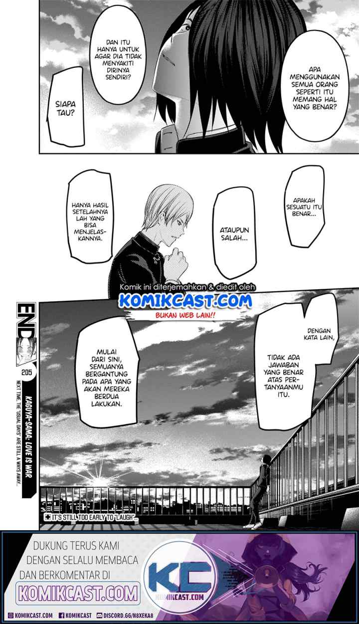Kaguya-sama wa Kokurasetai: Tensai-tachi no Renai Zunousen chapter 205 halaman 19