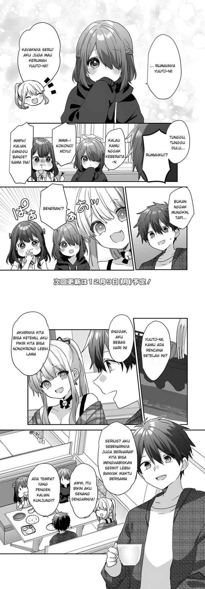Daigaku Nyuugakuji Kara Uwasa Sareteita Bishoujo San Shimai, Ikiwakareteita Gimai Datta chapter 2.1 halaman 6