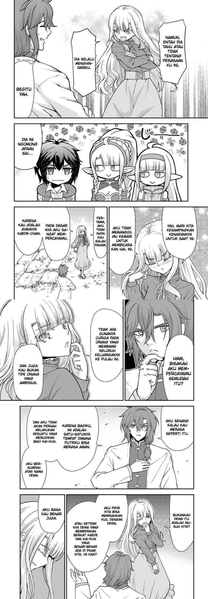 Tenohira Kaitaku Mura de Isekai Kenkokuki: Fueteku Yome-tachi to Nonbiri Mujintou Life chapter 44 halaman 8