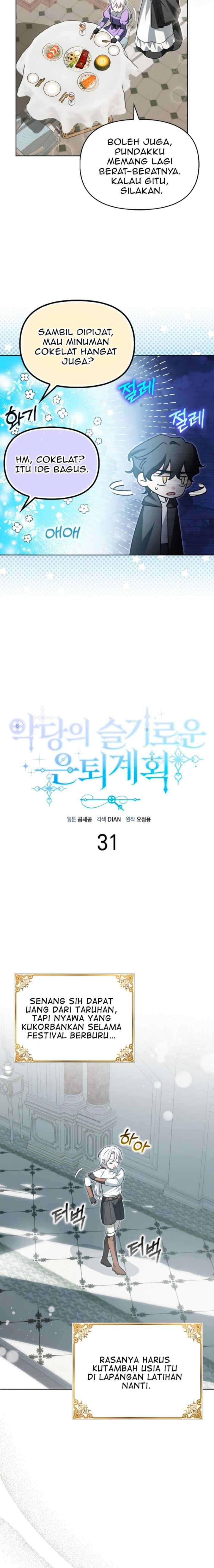 A Clever Retirement Plan of the Villainess chapter 31 halaman 9