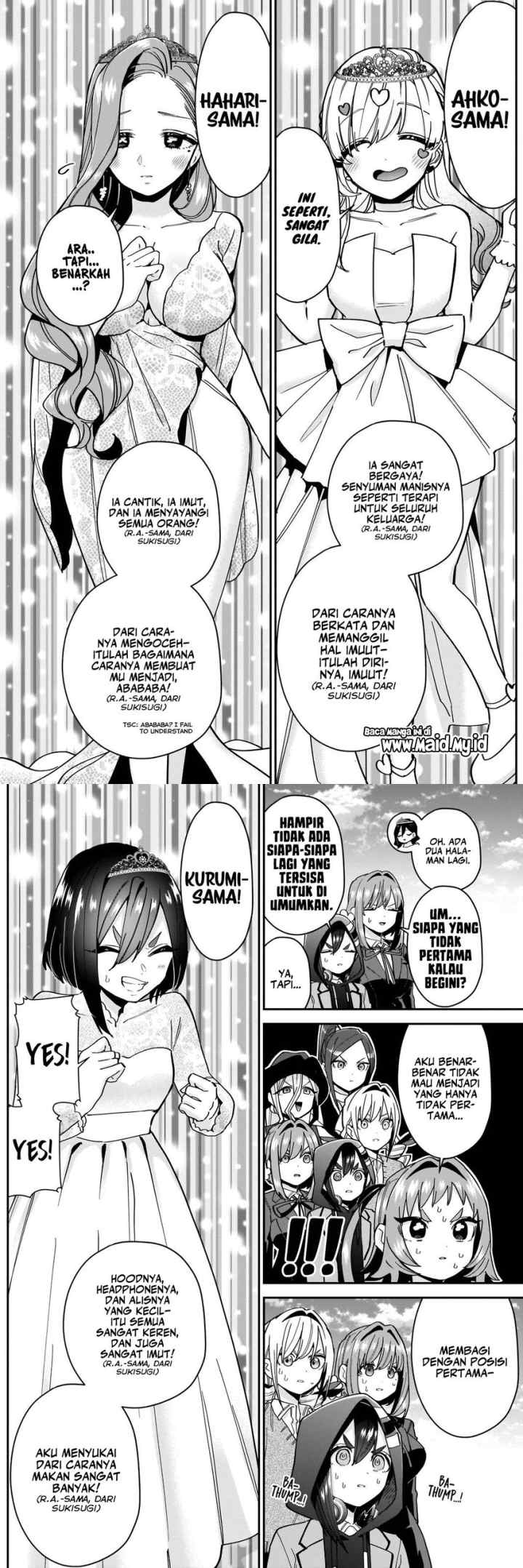 Kimi no Koto ga Dai Dai Dai Dai Daisuki na 100-ri no Kanojo chapter 100 halaman 8