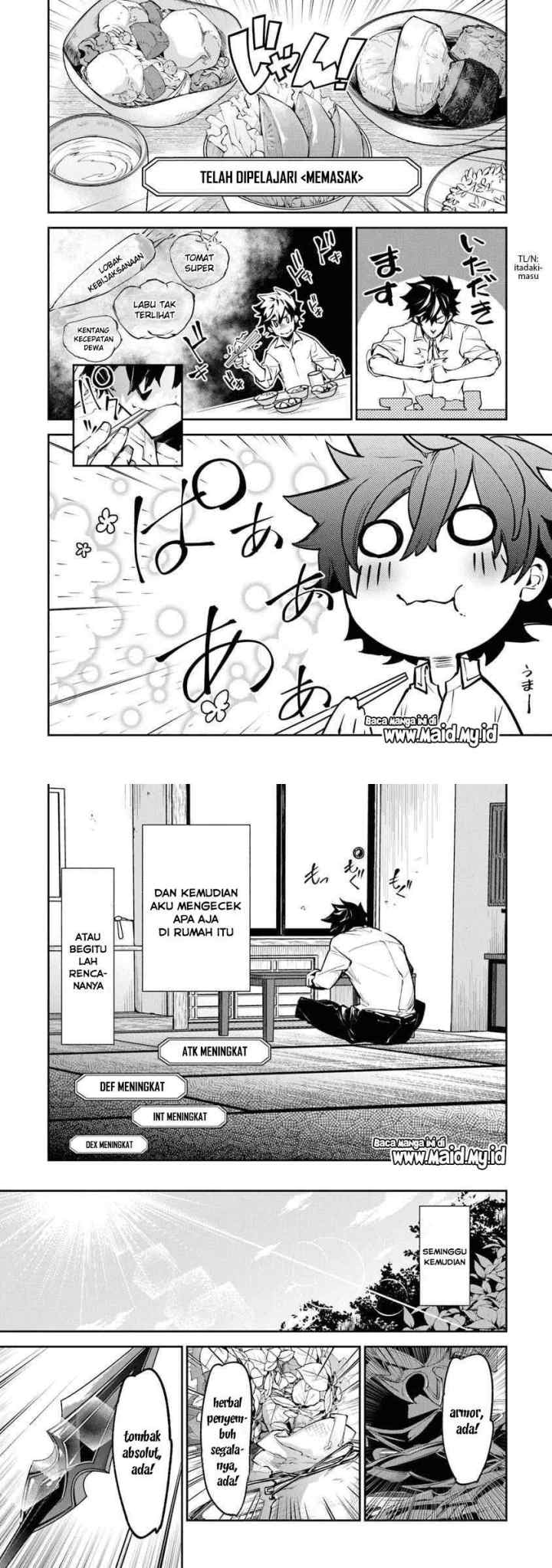 Isekai de Cheat Skill wo te ni Shita ore wa, Genjitsu Sekai wo mo Musou Suru ~Level Up wa Jinsei wo Kaeta~ chapter 3 halaman 15