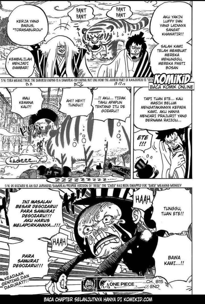 One Piece chapter 815 halaman 18